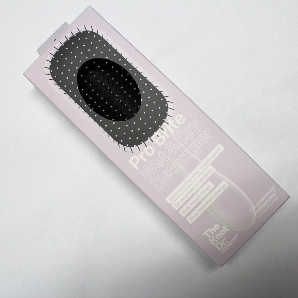 New The Knot Dr. For Conair Pro Brite Wet & Dry Detangler Brush